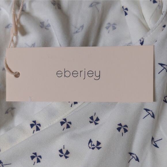 Eberjey Sleeveless Peasant Lounge Top in Parasols – Size S – NWT - Picture 8 of 9